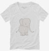 Happy Little Elephant Womens Vneck Shirt 666x695.jpg?v=1700303850