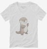 Happy Otter Womens Vneck Shirt 666x695.jpg?v=1700300483