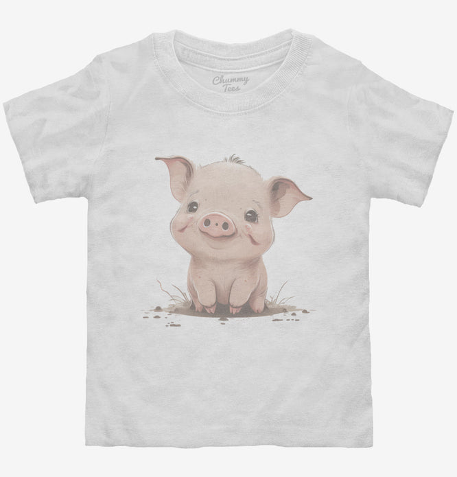 Happy Smiling Pig T-Shirt