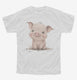 Happy Smiling Pig  Youth Tee