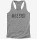 Hashtag Resist  Womens Racerback Tank