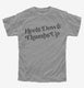 Heels Down Thumbs Up Horse Riding  Youth Tee