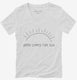 Here Comes The Sun  Womens V-Neck Tee