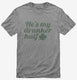He's My Drunker Half St Patrick's Day Couples grey Mens