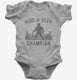 Hide And Seek Champion Funny Bigfoot  Infant Bodysuit