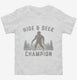 Hide And Seek Champion Funny Bigfoot white Toddler Tee