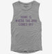 Home Is Where The Bra Comes Off  Womens Muscle Tank