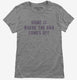 Home Is Where The Bra Comes Off grey Womens