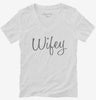 Honeymoon Wifey Womens Vneck Shirt 666x695.jpg?v=1700551953