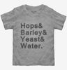 Hops And Barley And Yeast And Water Toddler