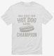 Hot Dog Eating Champion white Mens