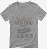 Hot Dog Eating Champion Womens Vneck