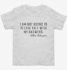 I Am Not Bound To Please Thee With My Answers William Shakespeare Quote Toddler Shirt 666x695.jpg?v=1700551379