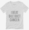 I Beat Bile Duct Cancer Womens Vneck Shirt 666x695.jpg?v=1700486141
