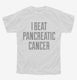 I Beat Pancreatic Cancer white Youth Tee