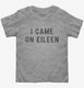 I Came On Eileen  Toddler Tee