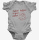 I Don't Believe In You Either Funny Santa  Infant Bodysuit