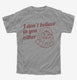 I Don't Believe In You Either Funny Santa  Youth Tee