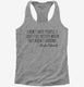 I Don't Hate People I Just Feel Better Charles Bukowski Quote  Womens Racerback Tank
