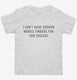 I Don't Have Enough Middle Fingers For This Disease white Toddler Tee