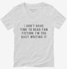 I Dont Have Time To Read Fan Fiction Im Too Busy Writing It Womens Vneck Shirt 666x695.jpg?v=1700640498