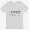 I Dont Know What To Do With My Life But I Like Wine Womens Vneck Shirt 666x695.jpg?v=1700640449
