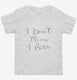 I Don't Meow I Purr  Toddler Tee