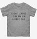 I Don't Snore I Dream I'm a Race Car  Toddler Tee