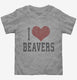 I Heart Beavers  Toddler Tee