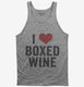 I Heart Boxed Wine Funny Wine Lover  Tank