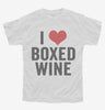 I Heart Boxed Wine Funny Wine Lover Youth