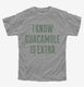 I Know Guacamole Is Extra  Youth Tee