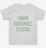 I Know Guacamole Is Extra Toddler Shirt 666x695.jpg?v=1700549875