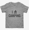 I Love Camping Heart Funny Campfire Toddler