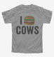 I Love Cows Heart Love Meat  Youth Tee