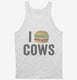 I Love Cows Heart Love Meat white Tank