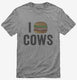 I Love Cows Heart Love Meat grey Mens