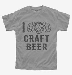I Love Craft Beer Youth Shirt
