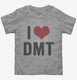 I Love DMT Heart Funny DMT grey Toddler Tee