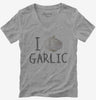 I Love Garlic Womens Vneck