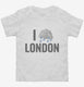I Love London Funny Cloud white Toddler Tee