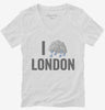 I Love London Funny Cloud Womens Vneck Shirt 666x695.jpg?v=1700399633