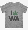 I Love Weed Washington Funny Toddler