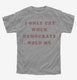 I Only Cry When Democrats Hold Me Funny Conservative grey Youth Tee
