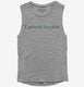 I Pinch Back St Patrick's Day grey Womens Muscle Tank