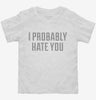 I Probably Hate You Toddler Shirt 666x695.jpg?v=1700635373