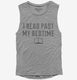 I Read Past My Bedtime  Womens Muscle Tank