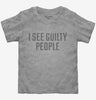 I See Guilty People Police Humor Toddler