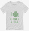 I Shamrock Ginger Girls Womens Vneck Shirt 666x695.jpg?v=1700548633