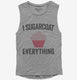 I Sugarcoat Everything  Womens Muscle Tank